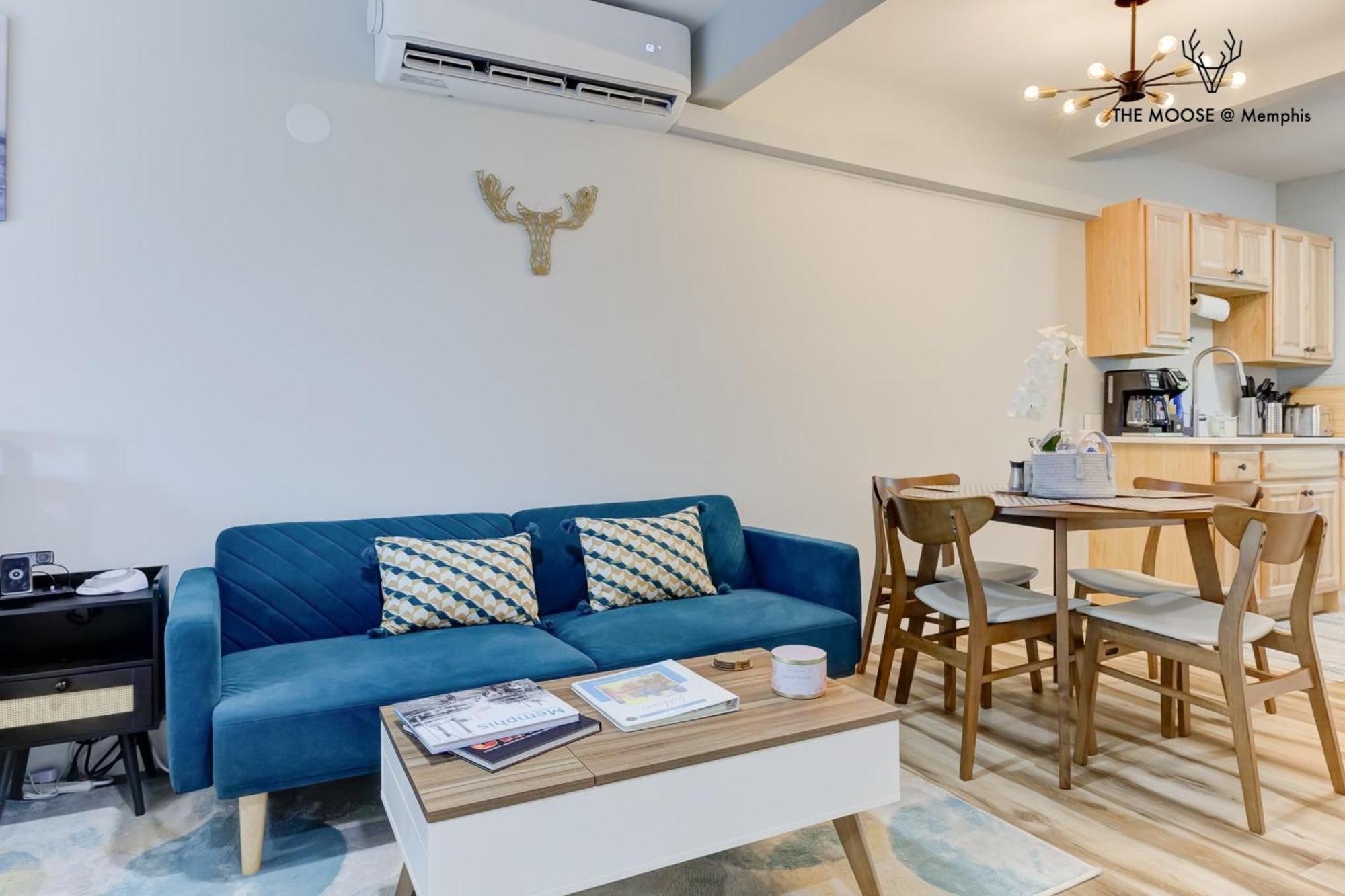 The Moose #11 - Luxe Modern Loft With King Bed, Free Parking & Wi-Fi Daire Memphis Dış mekan fotoğraf