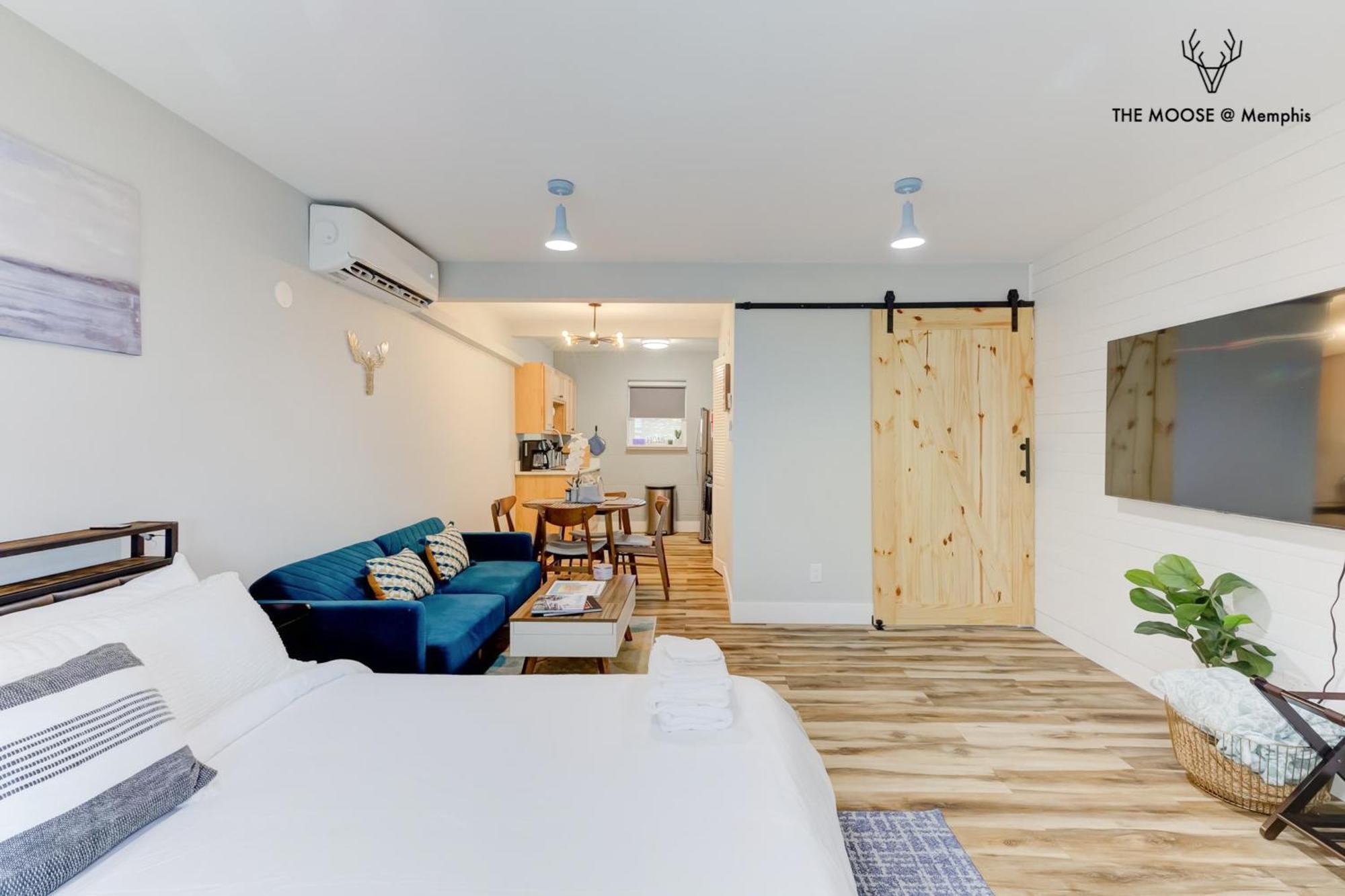 The Moose #11 - Luxe Modern Loft With King Bed, Free Parking & Wi-Fi Daire Memphis Dış mekan fotoğraf