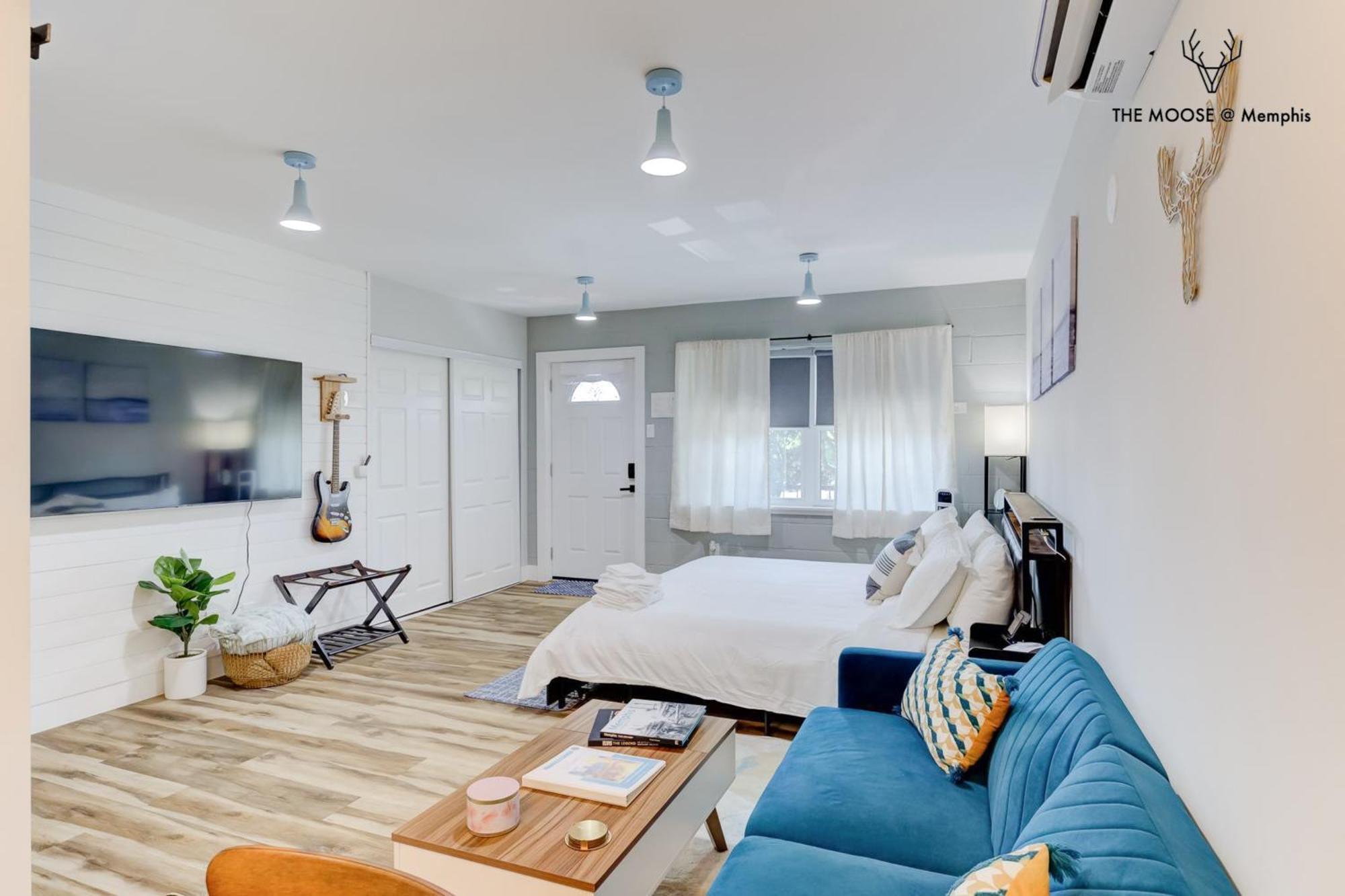 The Moose #11 - Luxe Modern Loft With King Bed, Free Parking & Wi-Fi Daire Memphis Dış mekan fotoğraf