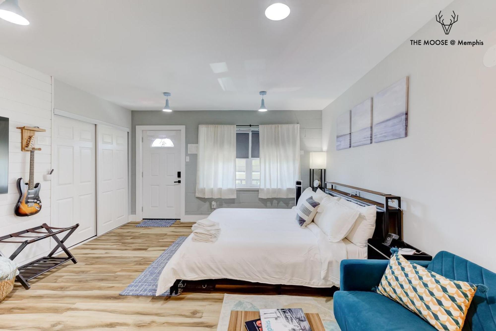 The Moose #11 - Luxe Modern Loft With King Bed, Free Parking & Wi-Fi Daire Memphis Dış mekan fotoğraf